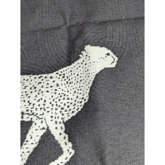 Croker Horse Black Leopard 20x20 Throw Pillow Cover - Picture 3 of 4